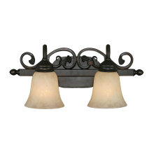 Golden Canada 4074-2 RBZ - Wry Lighting Belle Meade 2-light Vanity in Rubbed Bronze